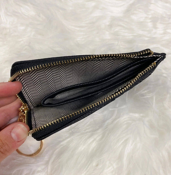 Faux Leather Card Holder Wallet