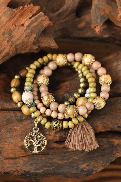 Tree Of Life Bracelet 4 piece set