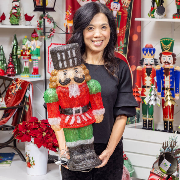 Nutcracker Joyful Traditions LED Acrylic Statue