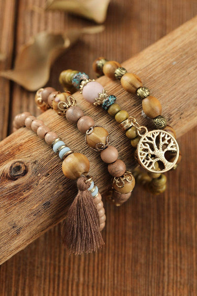 Tree Of Life Bracelet 4 piece set