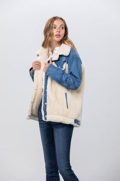 Insane Gene Sherpa Denim Jacket