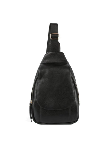 Black Front Sling Handbag
