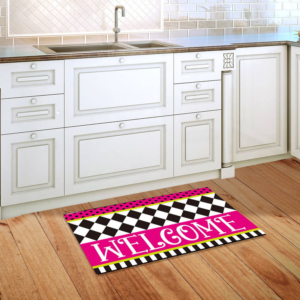 Neon Checkerboard Doormat