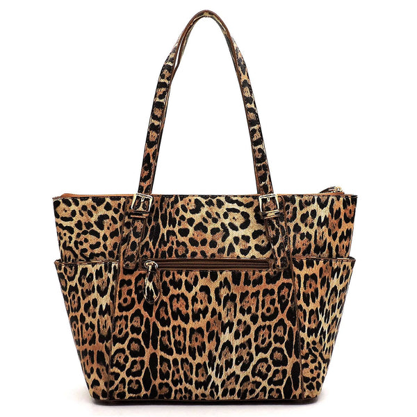 Leopard Handbag with Matching Wallet