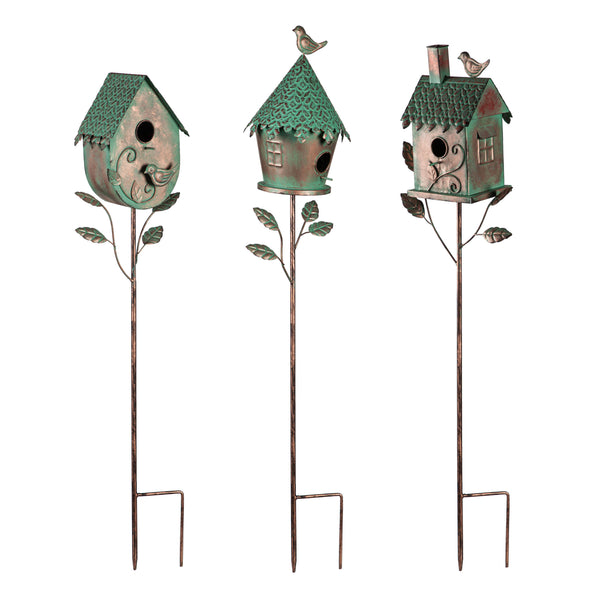 Home Tweet Home Birdhouse Garden Stake