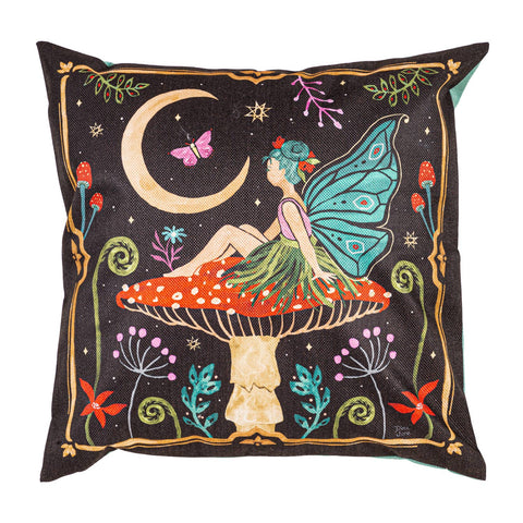 Fairy Wonderland 18" Interchangeable  Pillow Cover