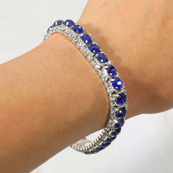 Crystal Rhinestone Trim Bracelet