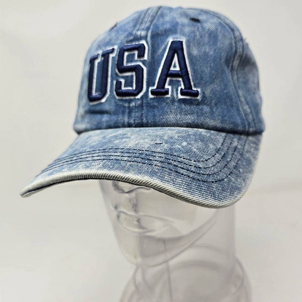 Denim USA Embroidered Baseball Cap