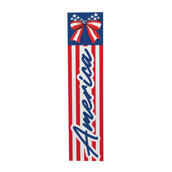 American Classic Stars & Stripes Bow Porch Leaner