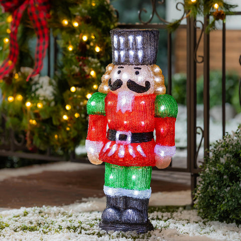 Nutcracker Joyful Traditions LED Acrylic Statue