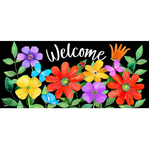 Spring Whimsy Flowers Mini Insert Mat