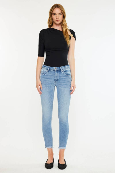 Kan Can raw hem Jean
