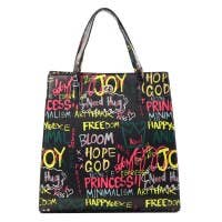 Black Religious Graffiti  Handbag