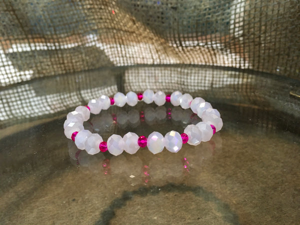 Bright Pink Bracelet Stack