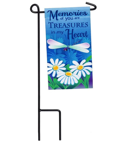 Dragonfly Daisy Memories Memorial Mini-Flag