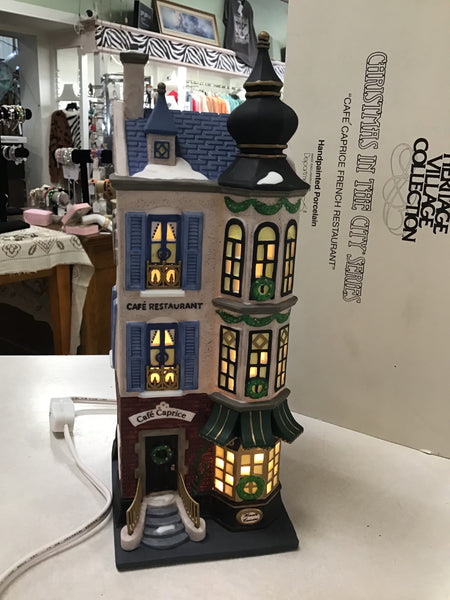 Cafe Caprice French Restaurant Village piece 1996 Dept 56