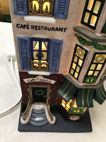 Cafe Caprice French Restaurant Village piece 1996 Dept 56