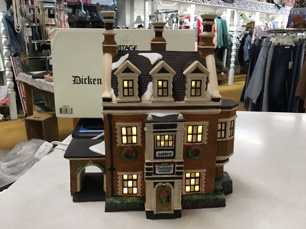 Dursley Manor 1995 Dept 56 Dickens Village Series