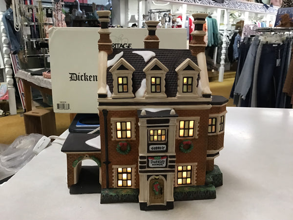 Dursley Manor 1995 Dept 56 Dickens Village Series