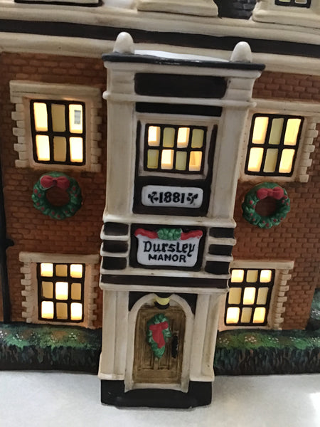 Dursley Manor 1995 Dept 56 Dickens Village Series