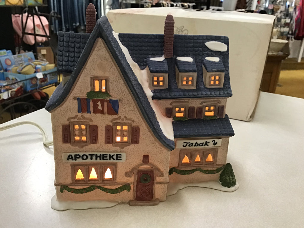 Apotek and Tabek Alpine Village Series 1986 Dept 56