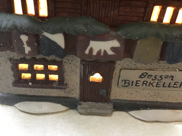 Besson Bierkeller 1986 Dept 56 Alpine Village Series