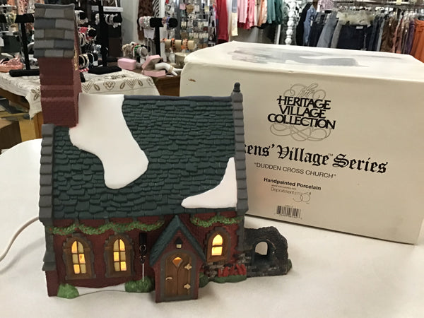 Golden Cross Church 1995 Dept 56 Dickens Village Series