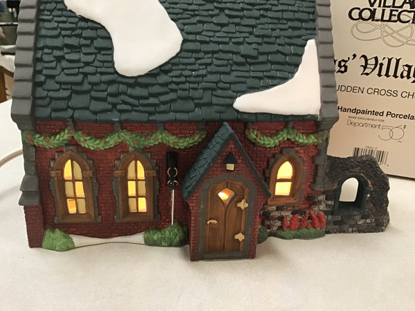 Golden Cross Church 1995 Dept 56 Dickens Village Series