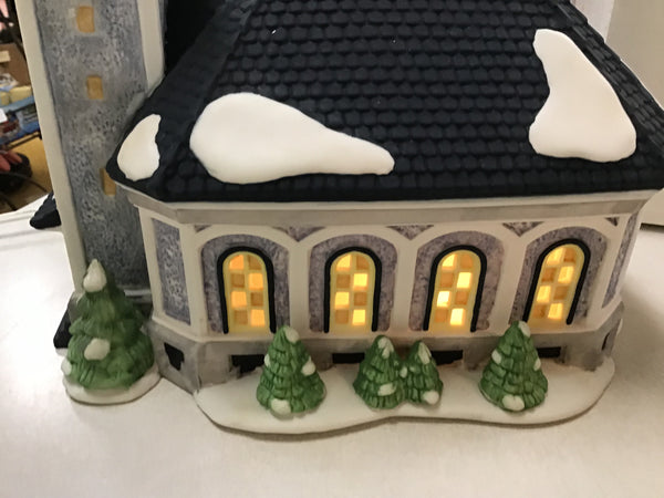 St Nikolaus Kirche Church 1991 Dept 56 Alpine Village Series