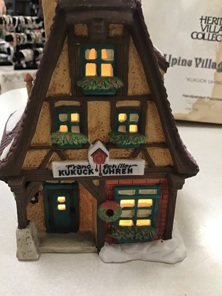 Kukuck Uhren 1992 Dept 56 Alpine Village Series