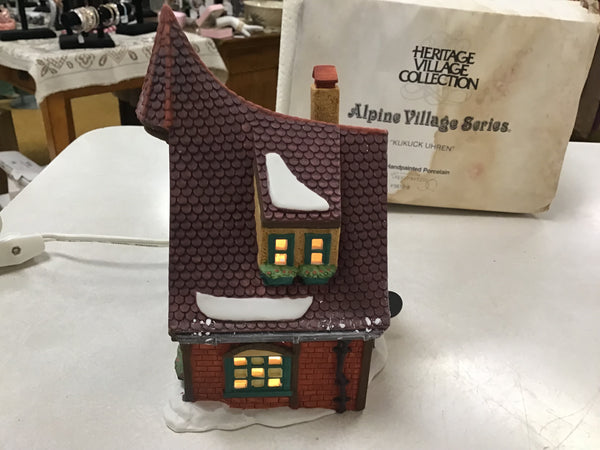 Kukuck Uhren 1992 Dept 56 Alpine Village Series