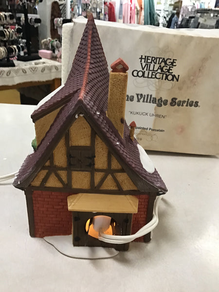 Kukuck Uhren 1992 Dept 56 Alpine Village Series
