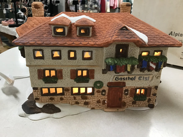 Gasthof Eisl guest house 1986 Dept 56 Alpine Village Series