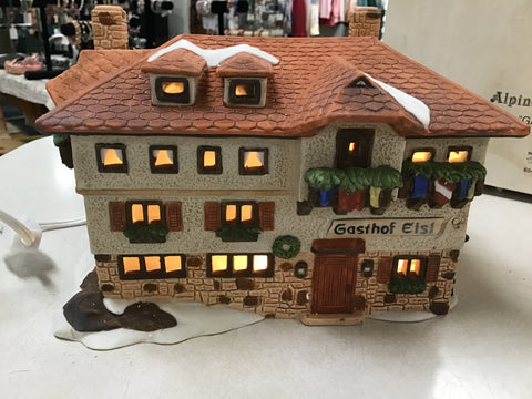 Gasthof Eisl guest house 1986 Dept 56 Alpine Village Series