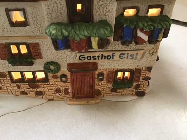 Gasthof Eisl guest house 1986 Dept 56 Alpine Village Series