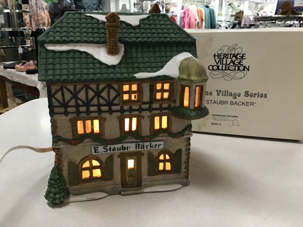 E. Staubr Backer 1986 Dept 56 Alpine Series
