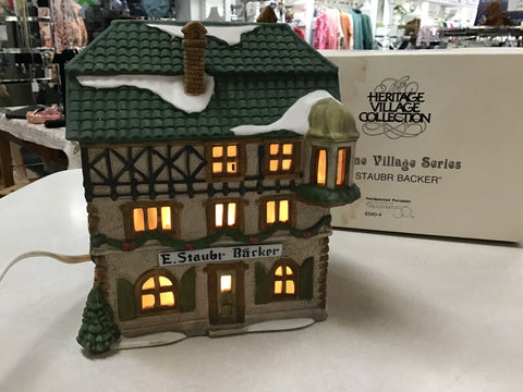 E. Staubr Backer 1986 Dept 56 Alpine Series