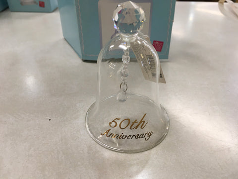 Happy 50th anniversary glass bell Russ