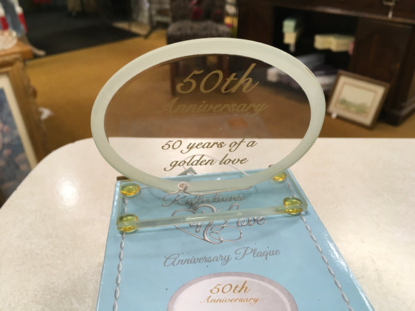 50th Anniversary Plaque  Reflections of Love Russ