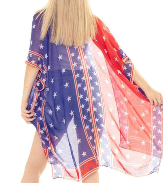 American Flag Kimono
