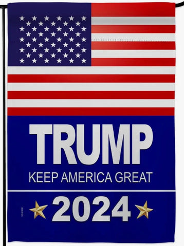 Trump 2024 American garden Flag