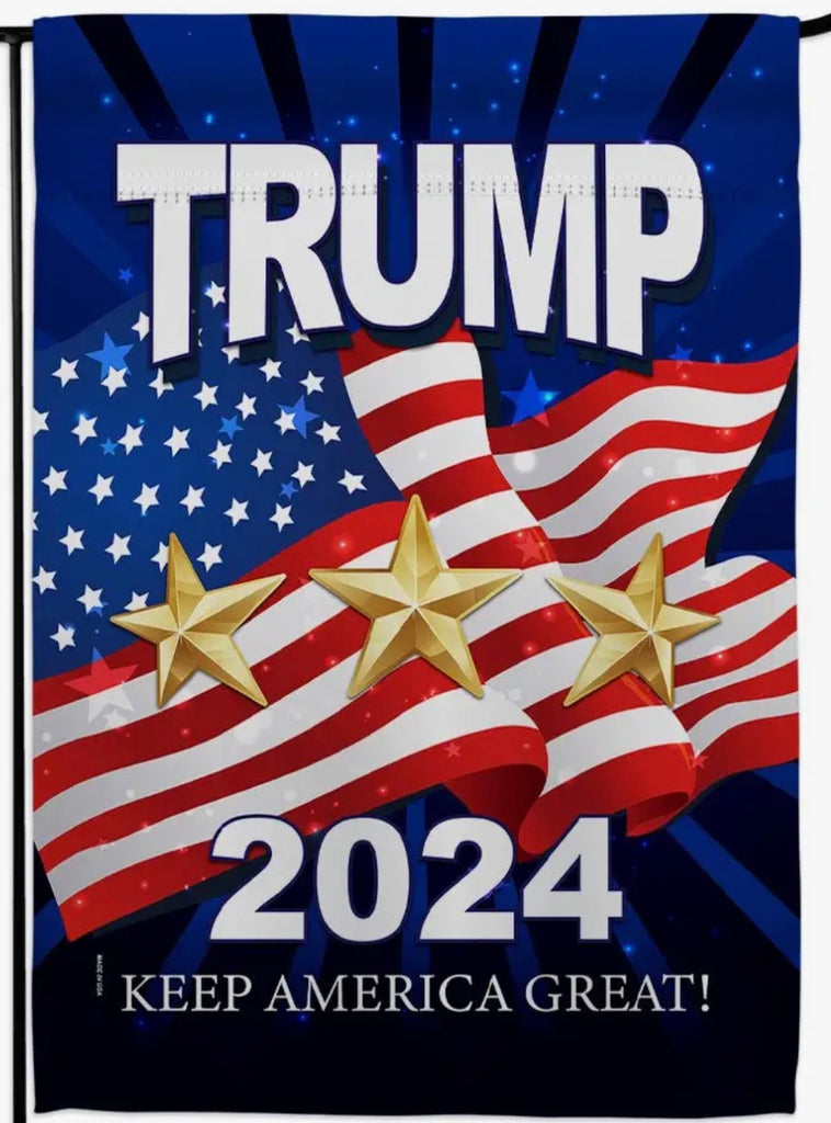 Trump 2024 American garden Flag