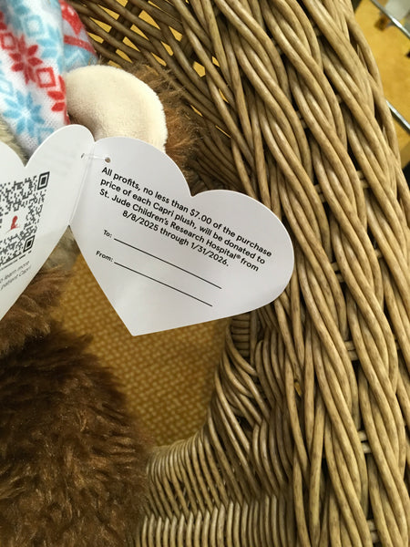 Capri Plush Brown Bear St Jude Collectors 2025