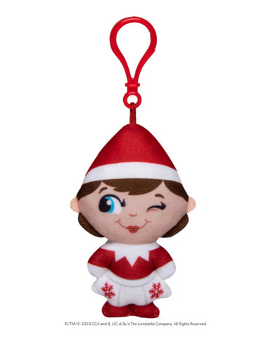 The Elf On The Shelf Plushee Pals BLUE EYE GIRL Mini Clip