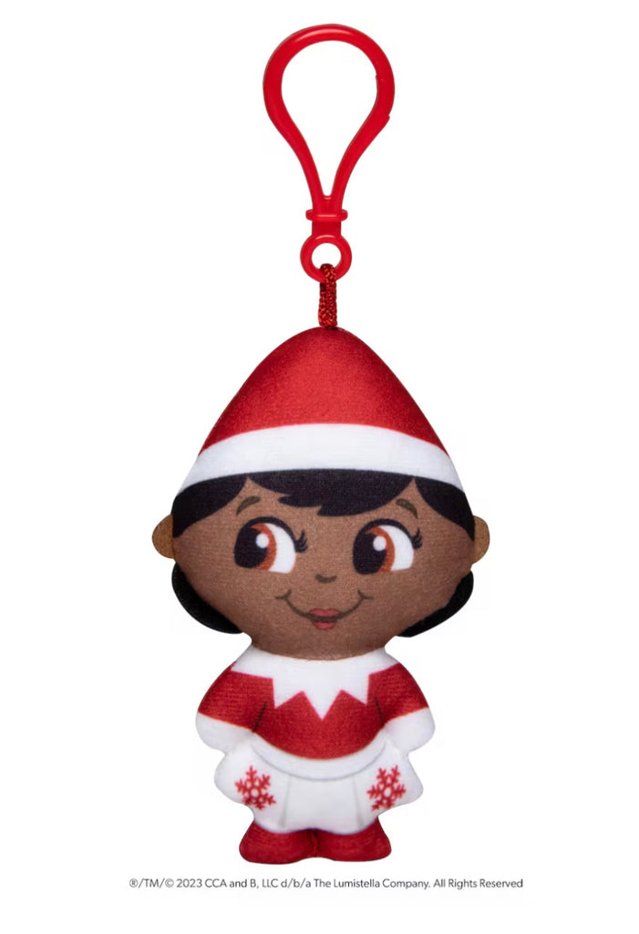 The Elf On The Shelf Plushee Pals BROWN EYE GIRL Mini Clip