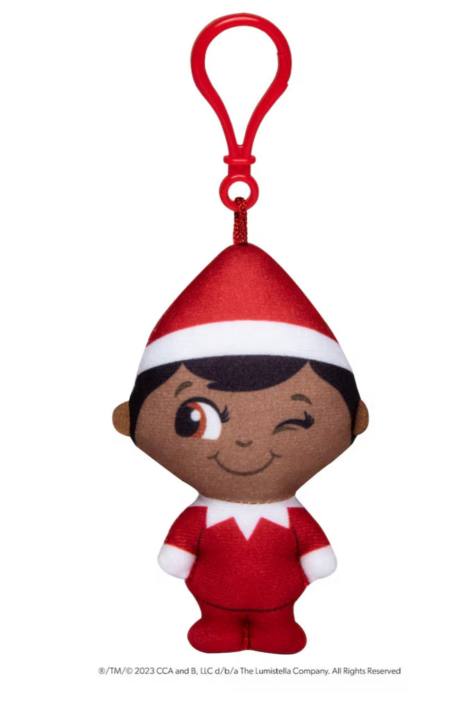 The Elf On The Shelf Plushee Pals BROWN EYE BOY Mini Clip