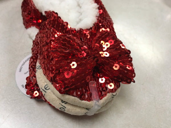 Classic Red Bling Snoozie Kids house shoe