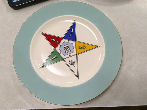 Vintage Masonic order of eastern star Collectors Plate