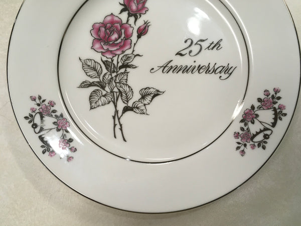 Romance Rose collection 25th Anniversary collector plate