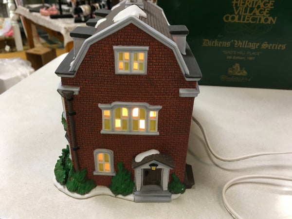 Charles Dickens Dept 56 1997 Gad’s Hill Place Village Home